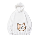 Customized Solid Color Plus Size Hoodie for Women & Men